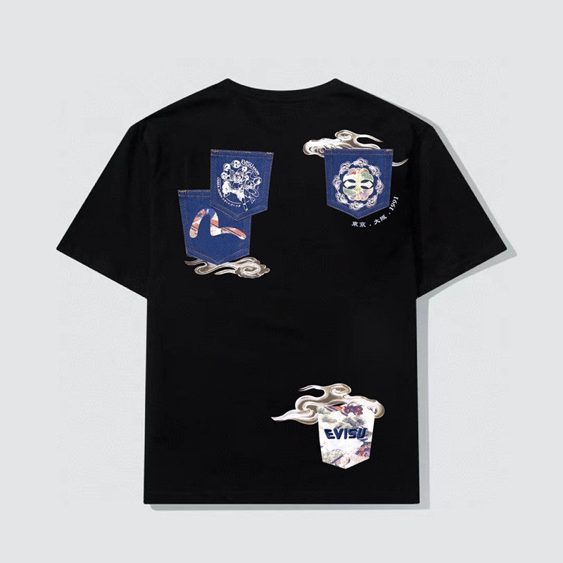 2026 Evisu Men's & Women's New T-Shirt