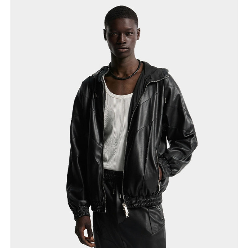 DSQ2 Fashion Men's Leather jacket