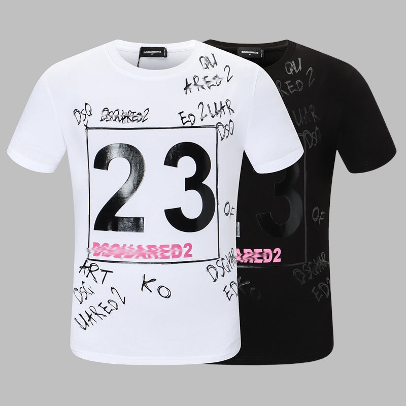 DSQ2 Fashion  Men's  Short Sleeve T-Shirt