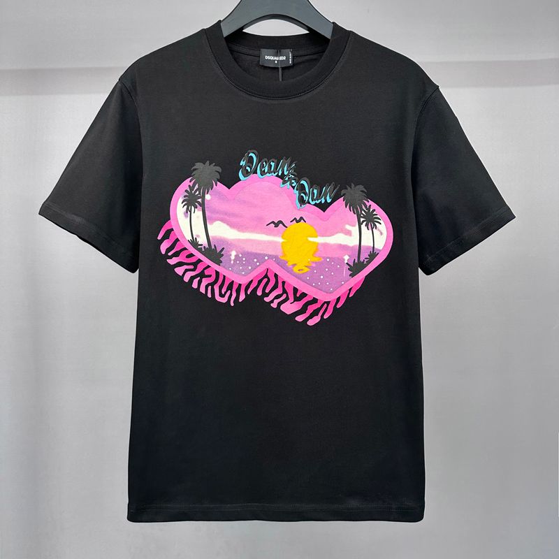 2026-12 DSQ2 New Men's Short Sleeve T-Shirt