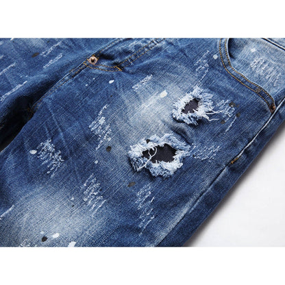 2026 New Men's Ink Splash Jeans