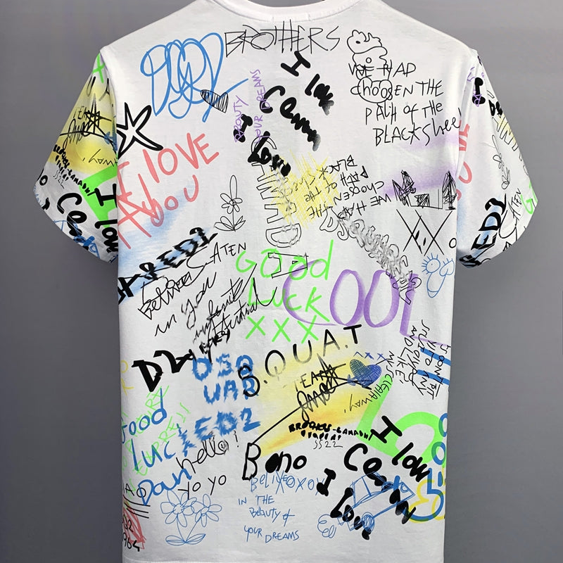 DSQ2 Fashion  Men's  Short Sleeve T-Shirt