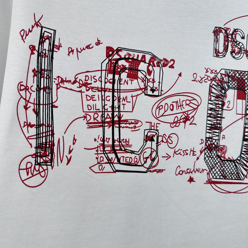 DSQ2 Fashion  Men's  Short Sleeve T-Shirt